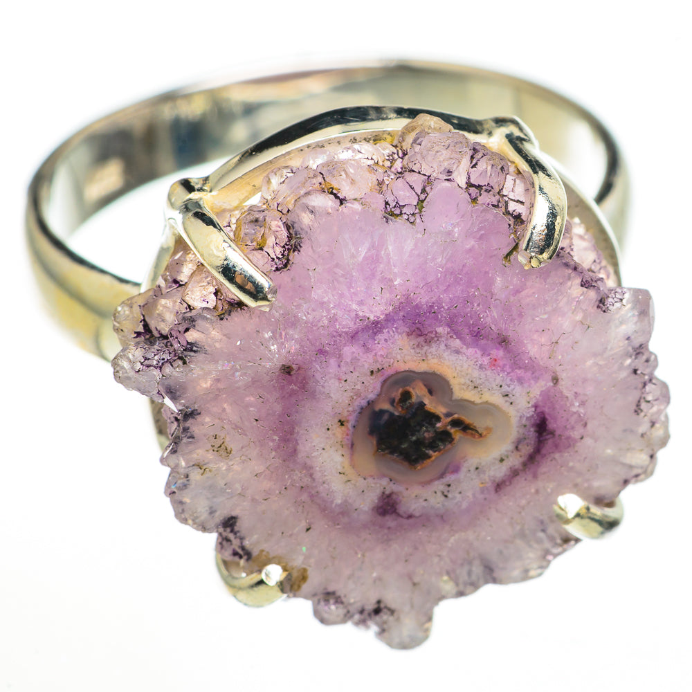 Amethyst Stalactite Rings handcrafted by Anasilvercos - RING70992
