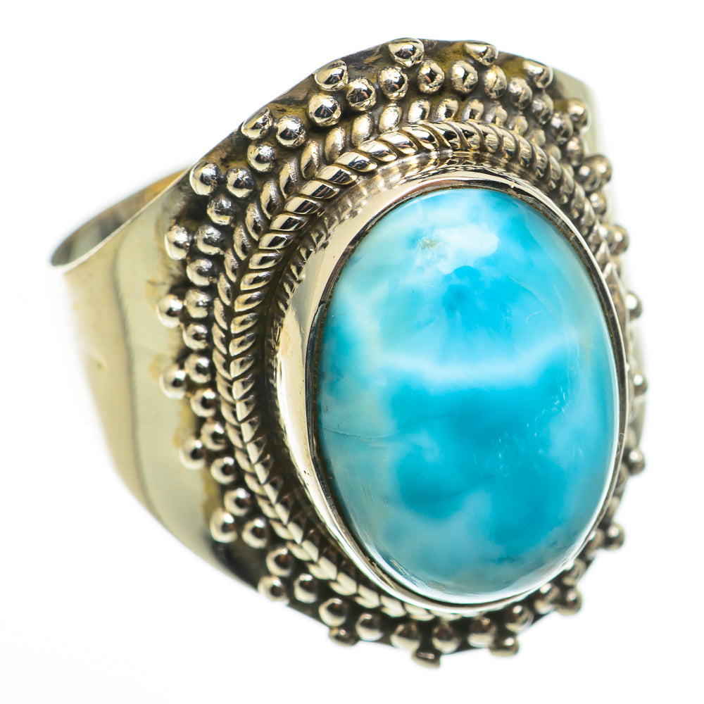 Larimar Rings handcrafted by Anasilvercos - RING71004