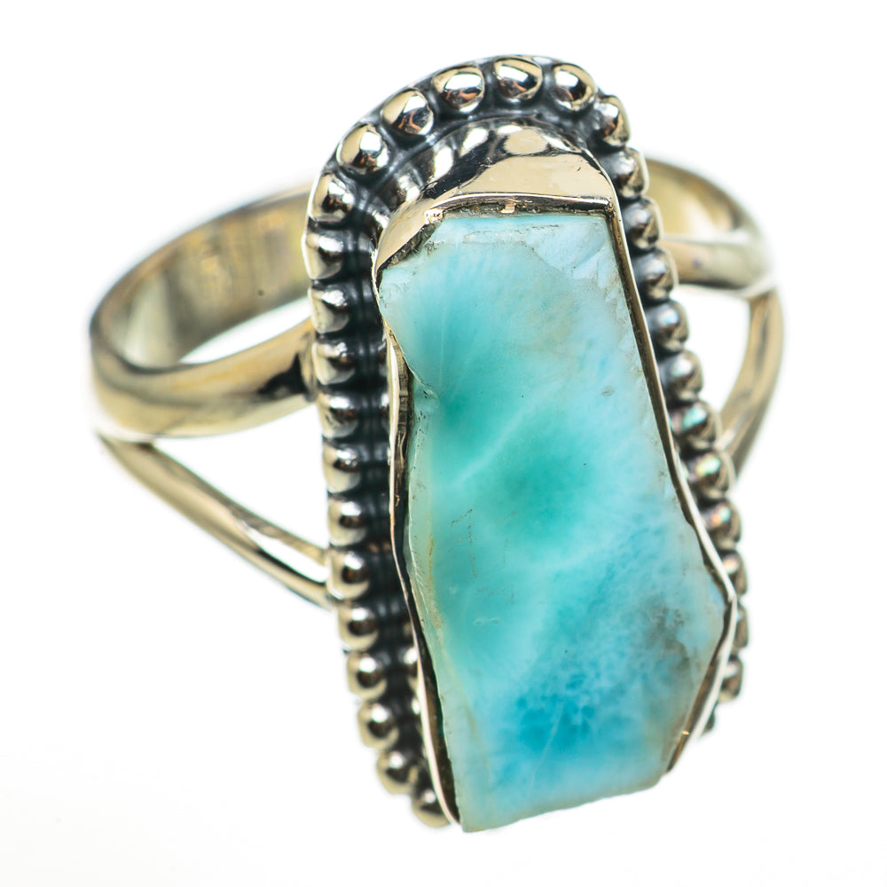 Larimar Rings handcrafted by Anasilvercos - RING71005
