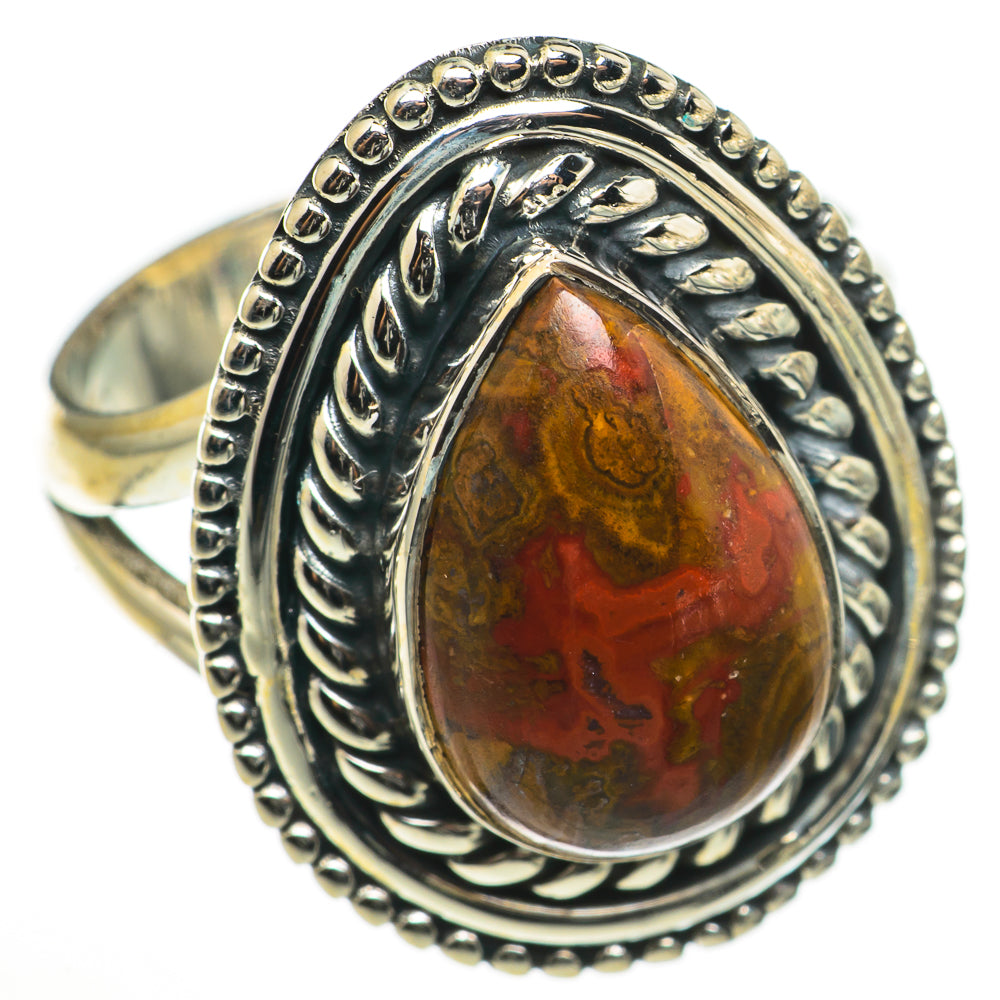 Moroccan Agate Rings handcrafted by Anasilvercos - RING71017