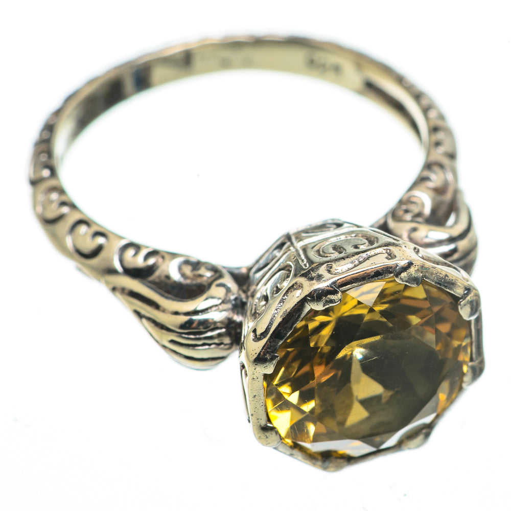 Citrine Rings handcrafted by Anasilvercos - RING71019