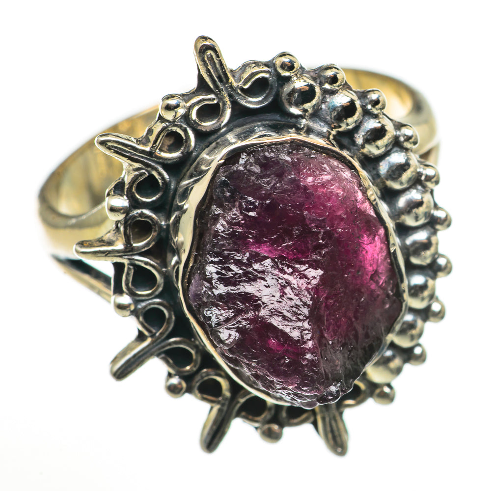 Garnet Rings handcrafted by Anasilvercos - RING71022