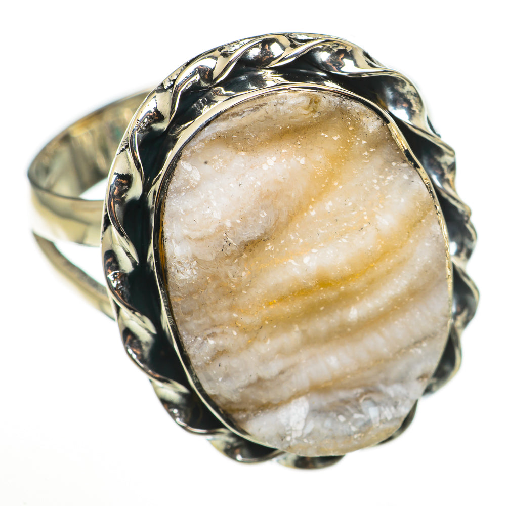 Desert Druzy Rings handcrafted by Anasilvercos - RING71035