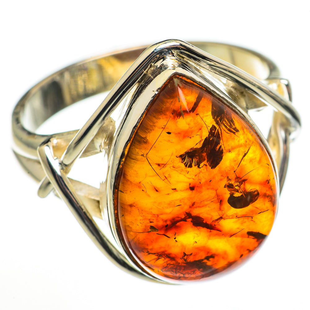 Baltic Amber Rings handcrafted by Anasilvercos - RING71057