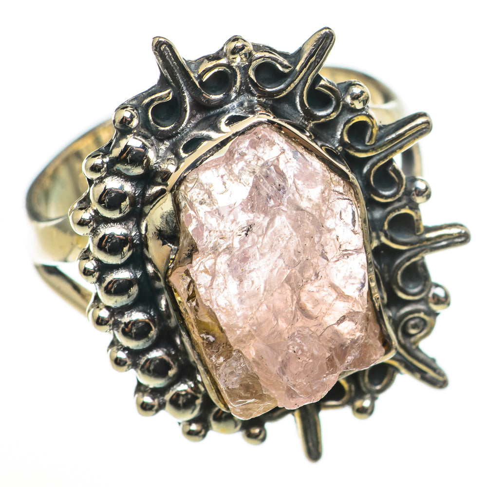 Rose Quartz Rings handcrafted by Anasilvercos - RING71059