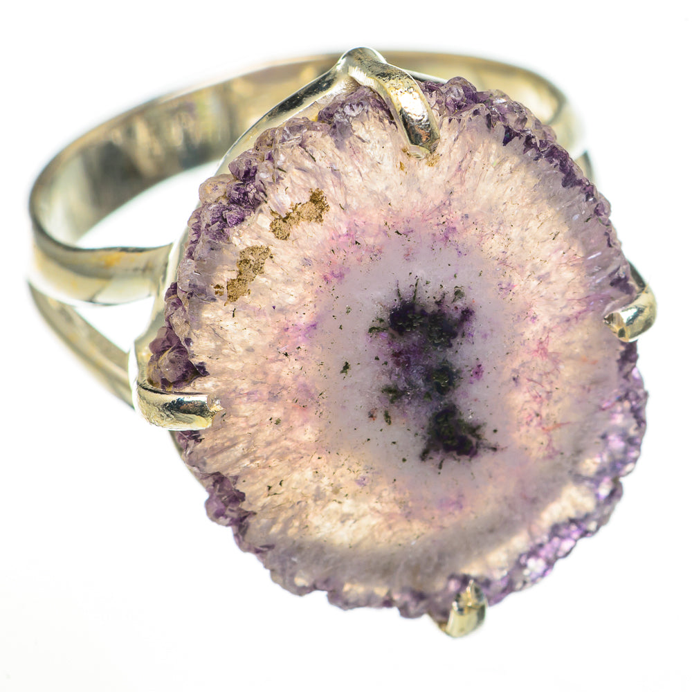 Amethyst Stalactite Rings handcrafted by Anasilvercos - RING71064