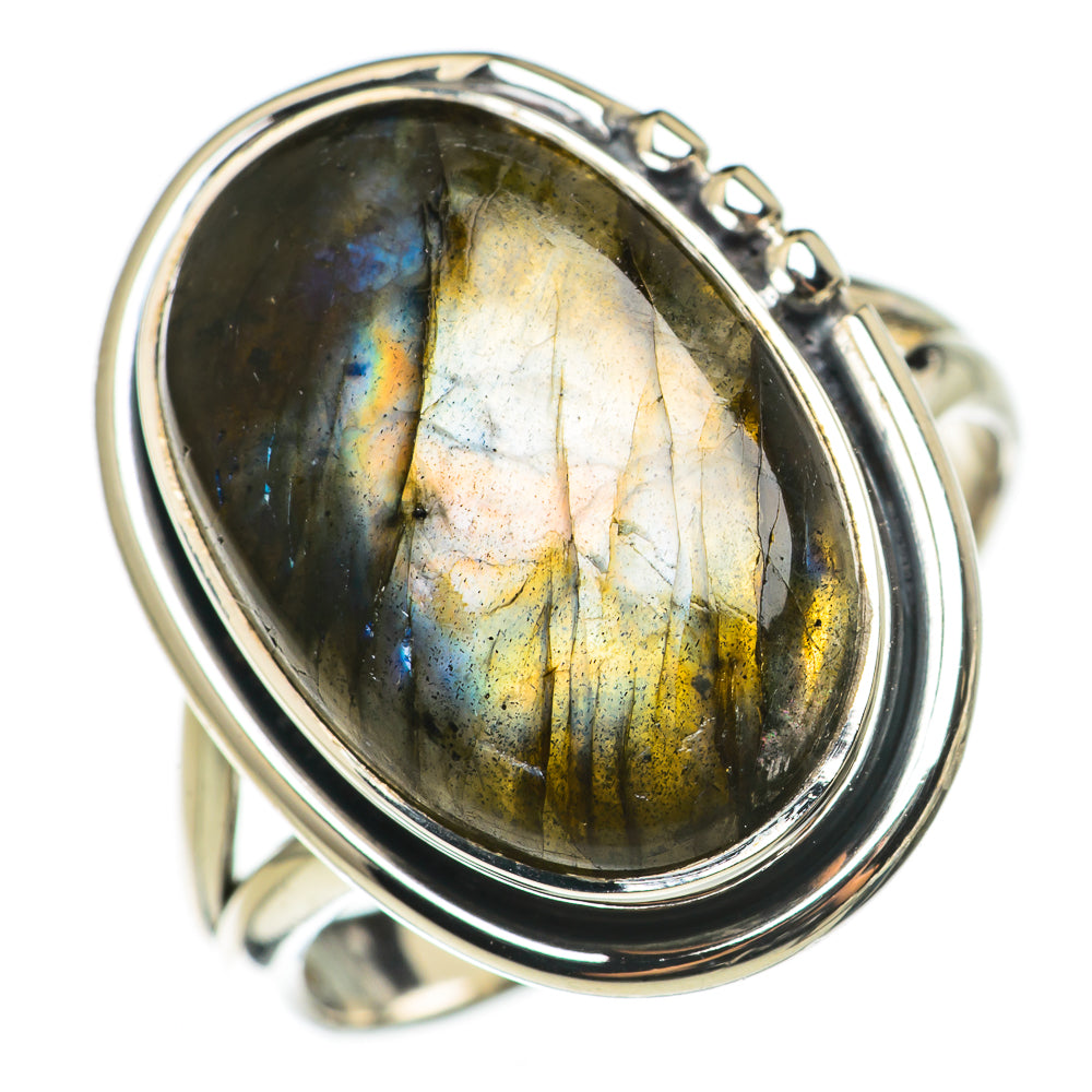 Labradorite Rings handcrafted by Anasilvercos - RING71075