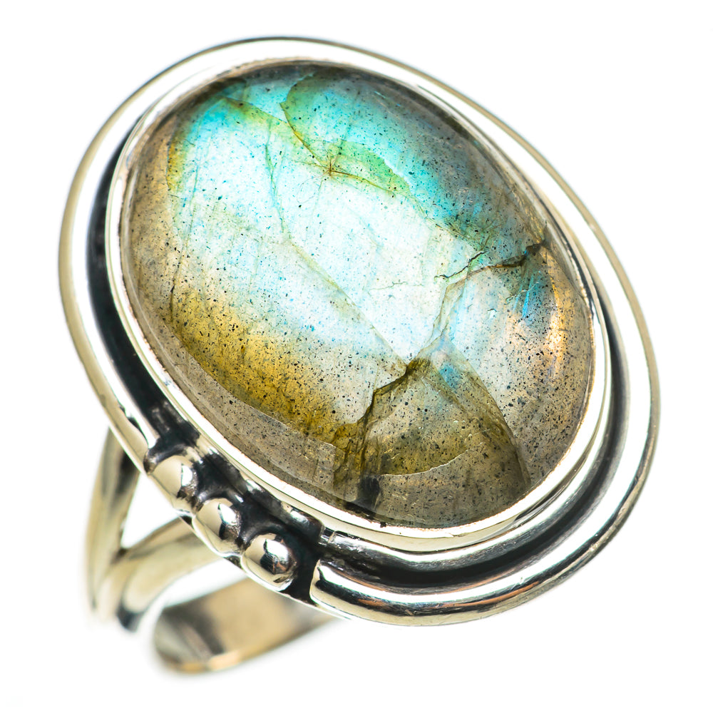 Labradorite Rings handcrafted by Anasilvercos - RING71077
