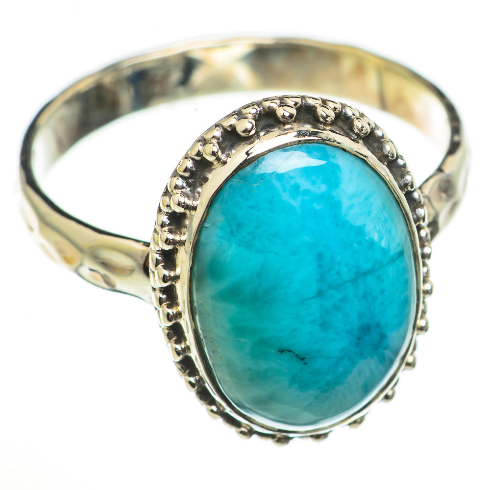 Larimar Rings handcrafted by Anasilvercos - RING71078