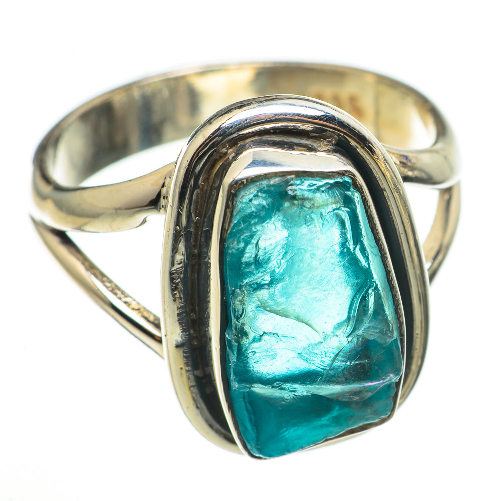 Aquamarine Rings handcrafted by Anasilvercos - RING71081