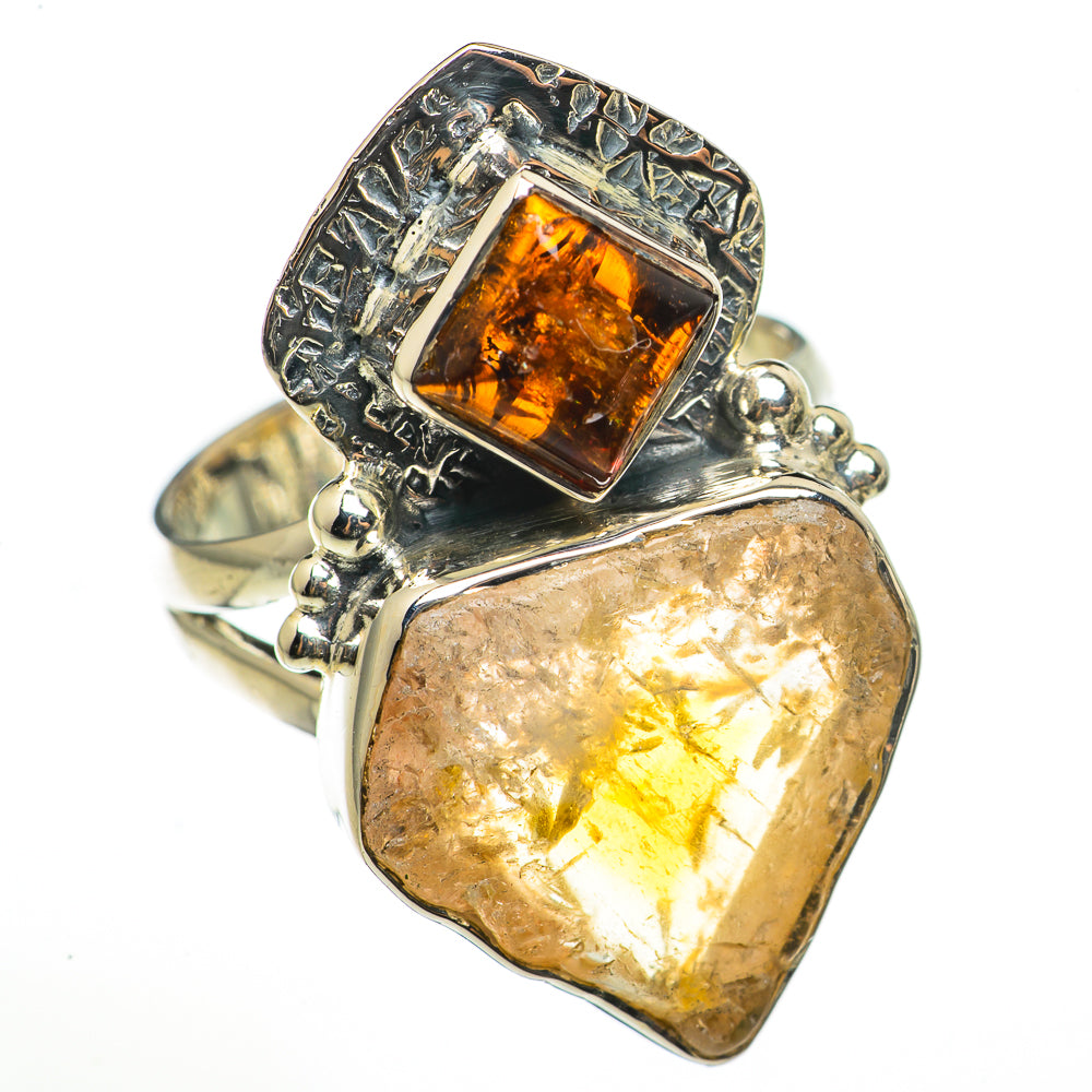 Citrine Rings handcrafted by Anasilvercos - RING71093