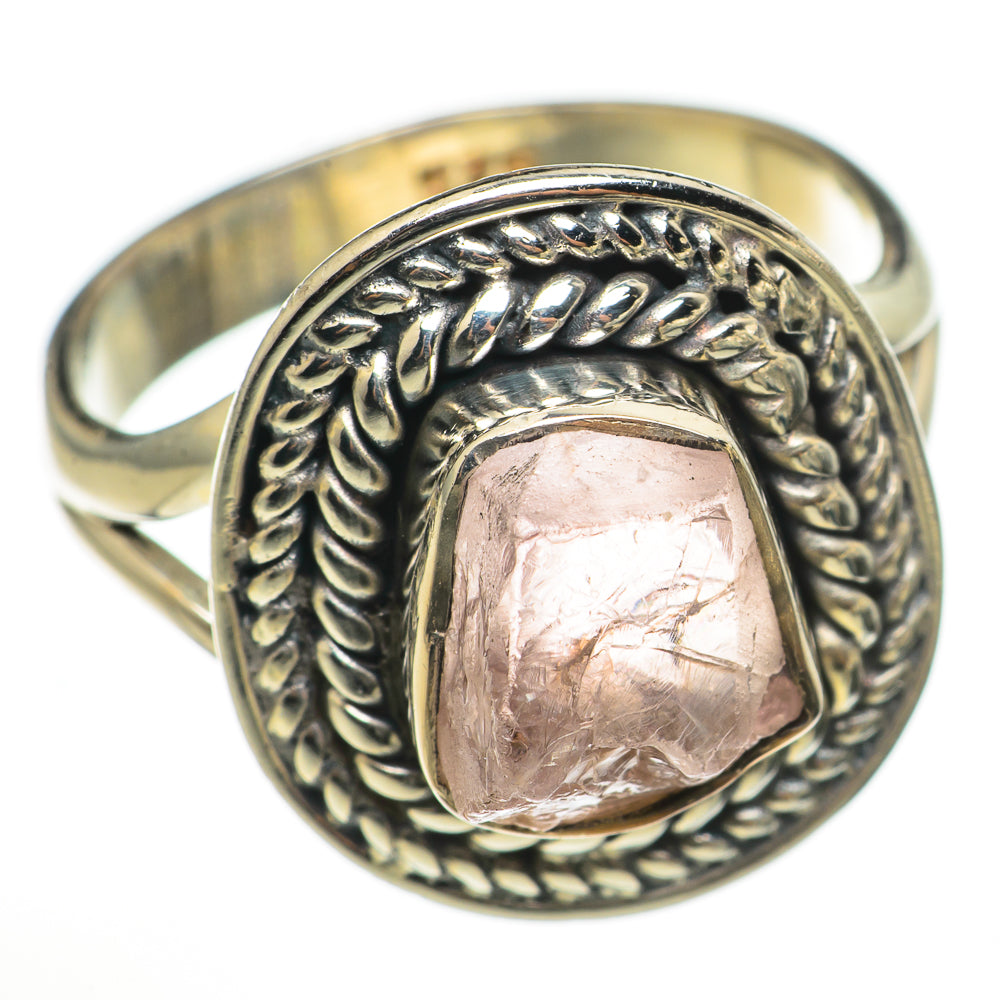 Rose Quartz Rings handcrafted by Anasilvercos - RING71094
