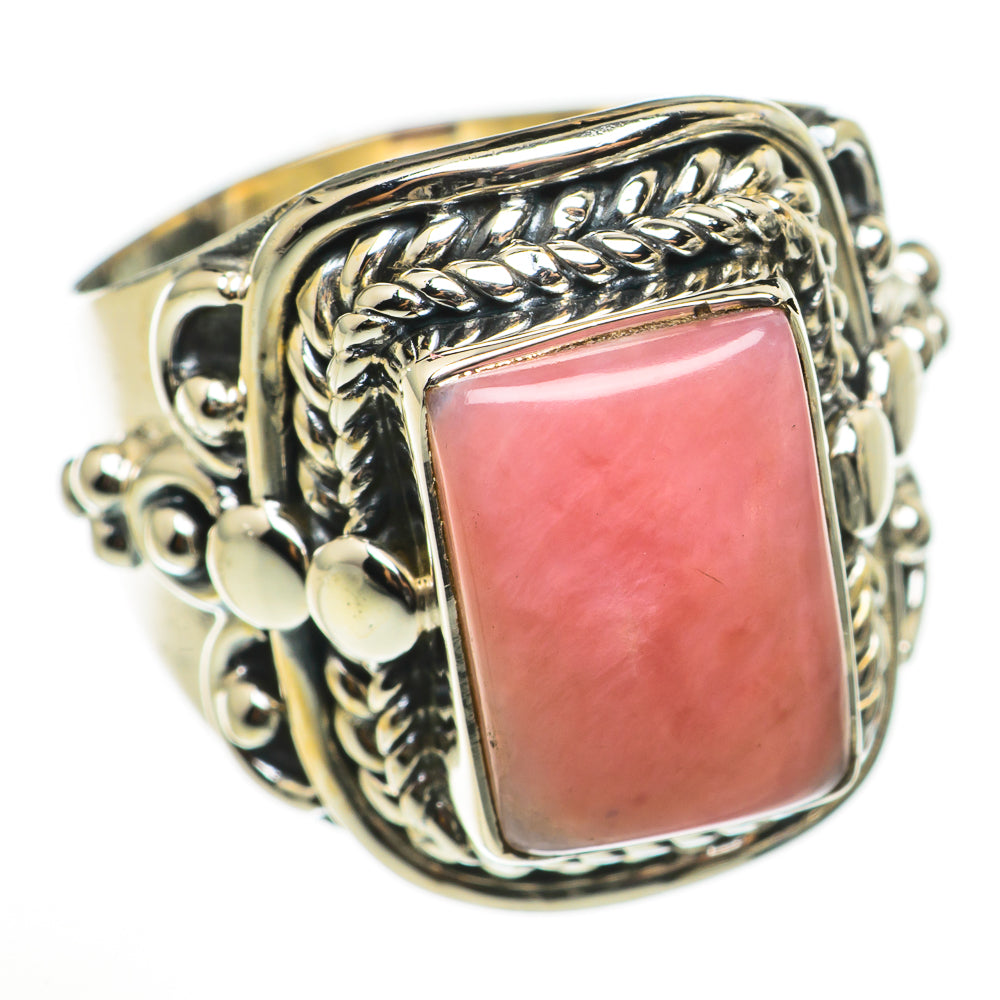 Pink Opal Rings handcrafted by Anasilvercos - RING71095