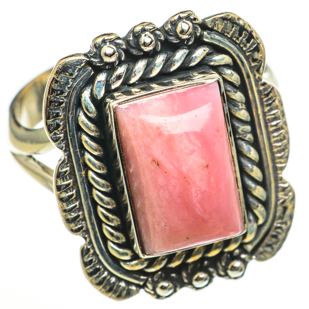 Pink Opal Rings handcrafted by Anasilvercos - RING71097