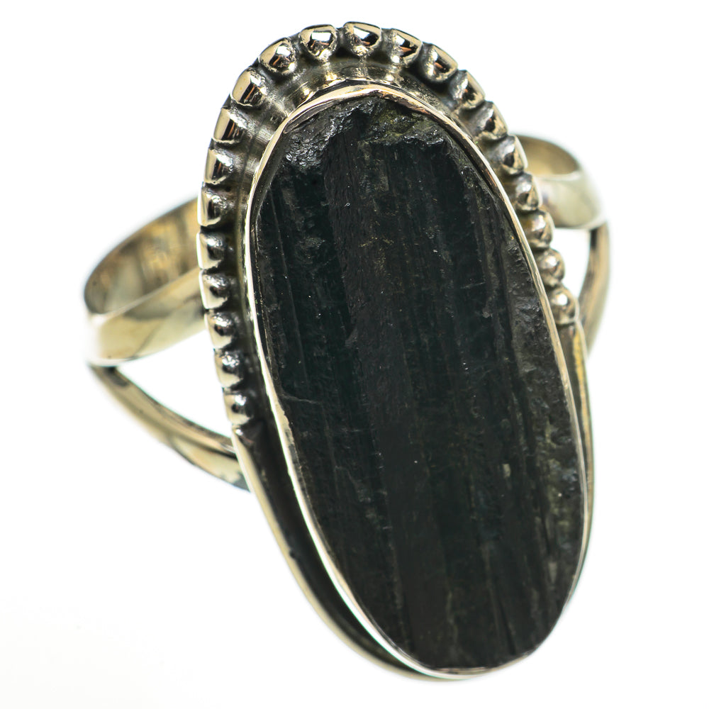 Black Tourmaline Rings handcrafted by Anasilvercos - RING71104