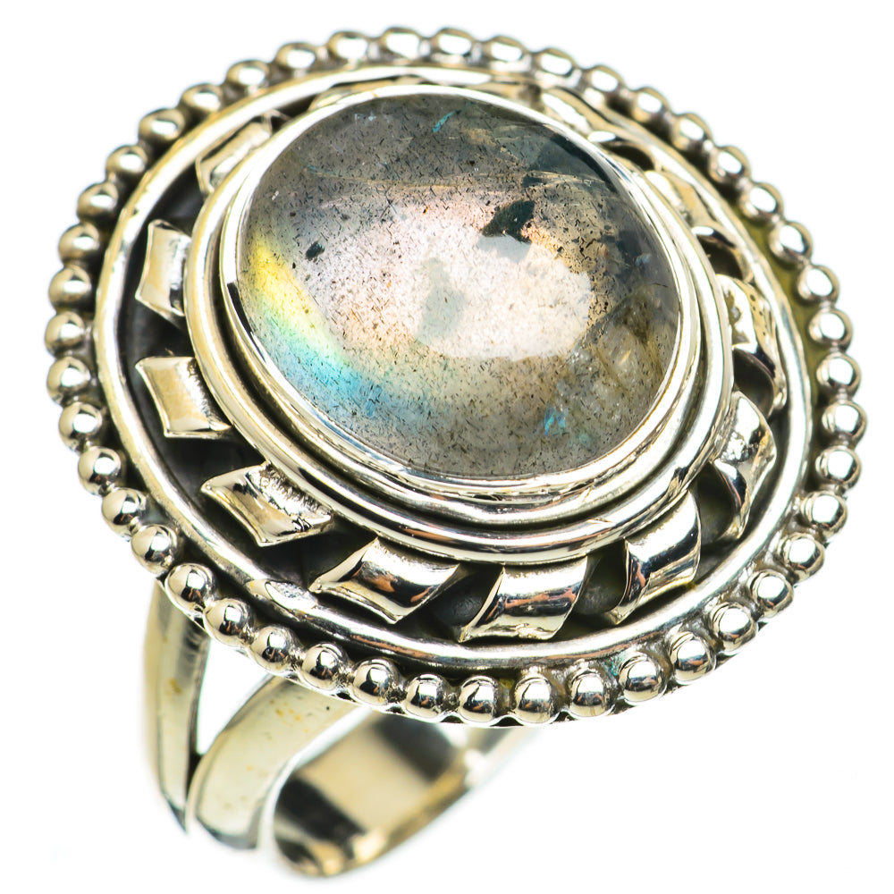 Labradorite Rings handcrafted by Anasilvercos - RING71112