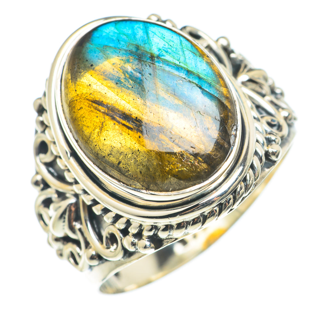 Labradorite Rings handcrafted by Anasilvercos - RING71120