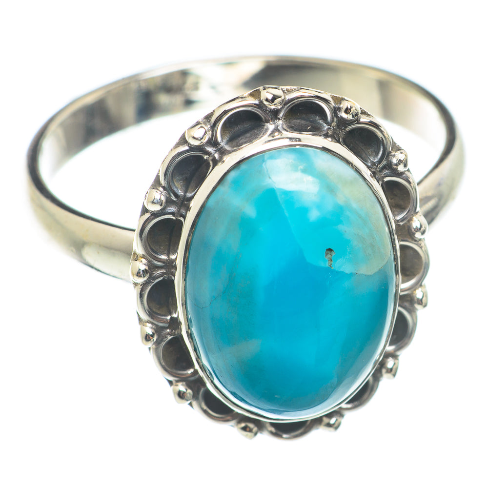 Larimar Rings handcrafted by Anasilvercos - RING71121