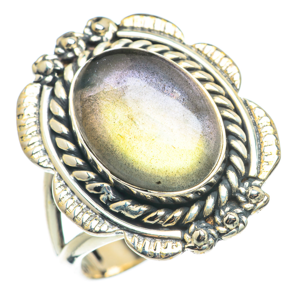 Labradorite Rings handcrafted by Anasilvercos - RING71125