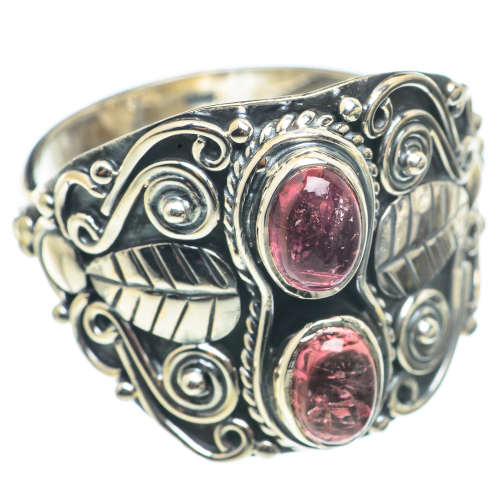Pink Tourmaline Rings handcrafted by Anasilvercos - RING71136