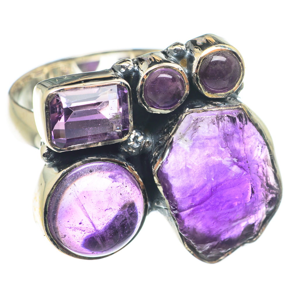 Amethyst Rings handcrafted by Anasilvercos - RING71137