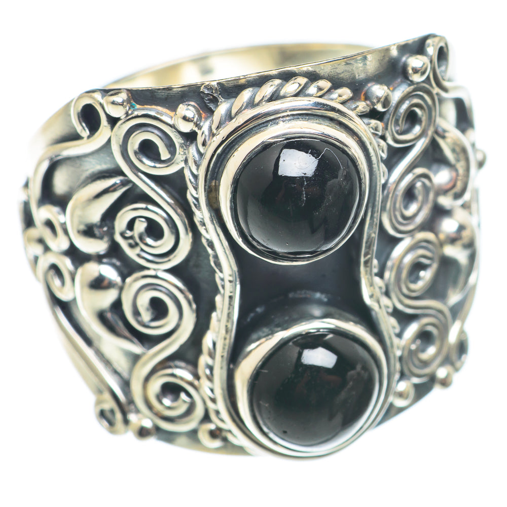 Black Onyx Rings handcrafted by Anasilvercos - RING71141
