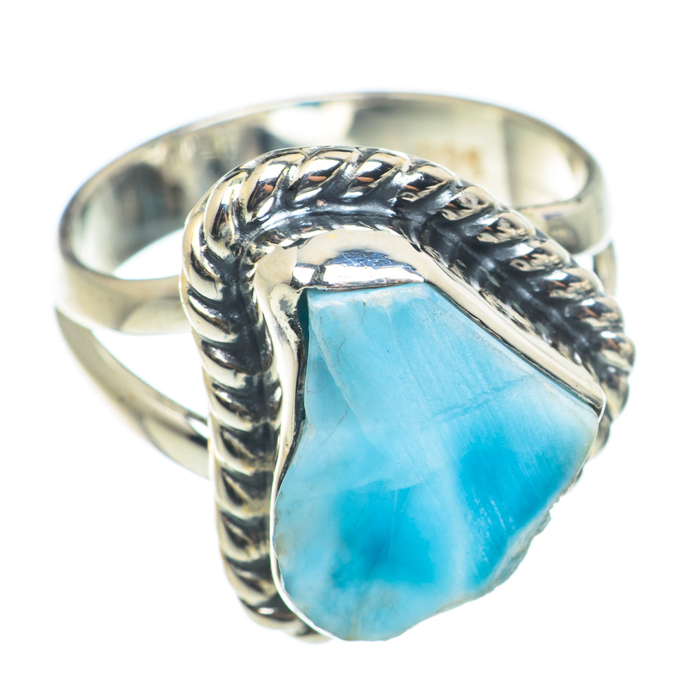 Larimar Rings handcrafted by Anasilvercos - RING71155