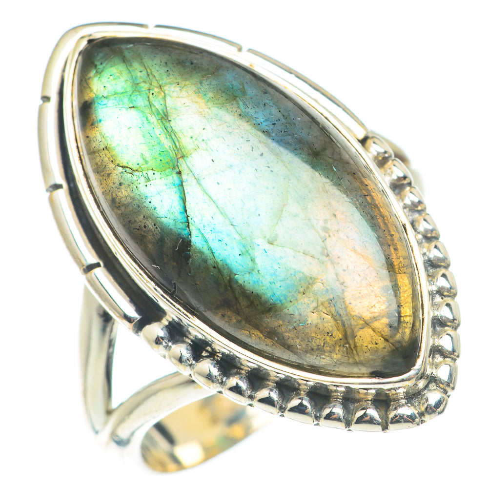 Labradorite Rings handcrafted by Anasilvercos - RING71158
