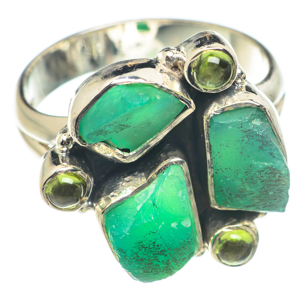 Chrysoprase Rings handcrafted by Anasilvercos - RING71159