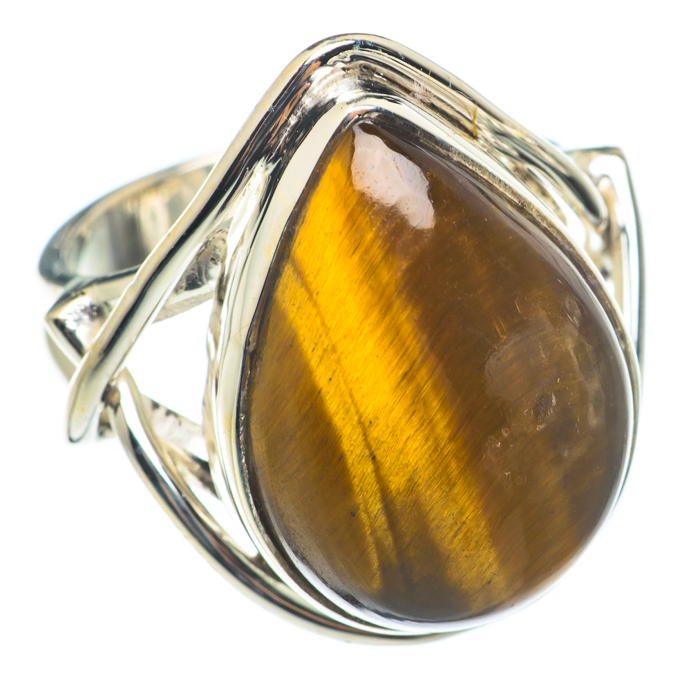 Tiger Eye Rings handcrafted by Anasilvercos - RING71161