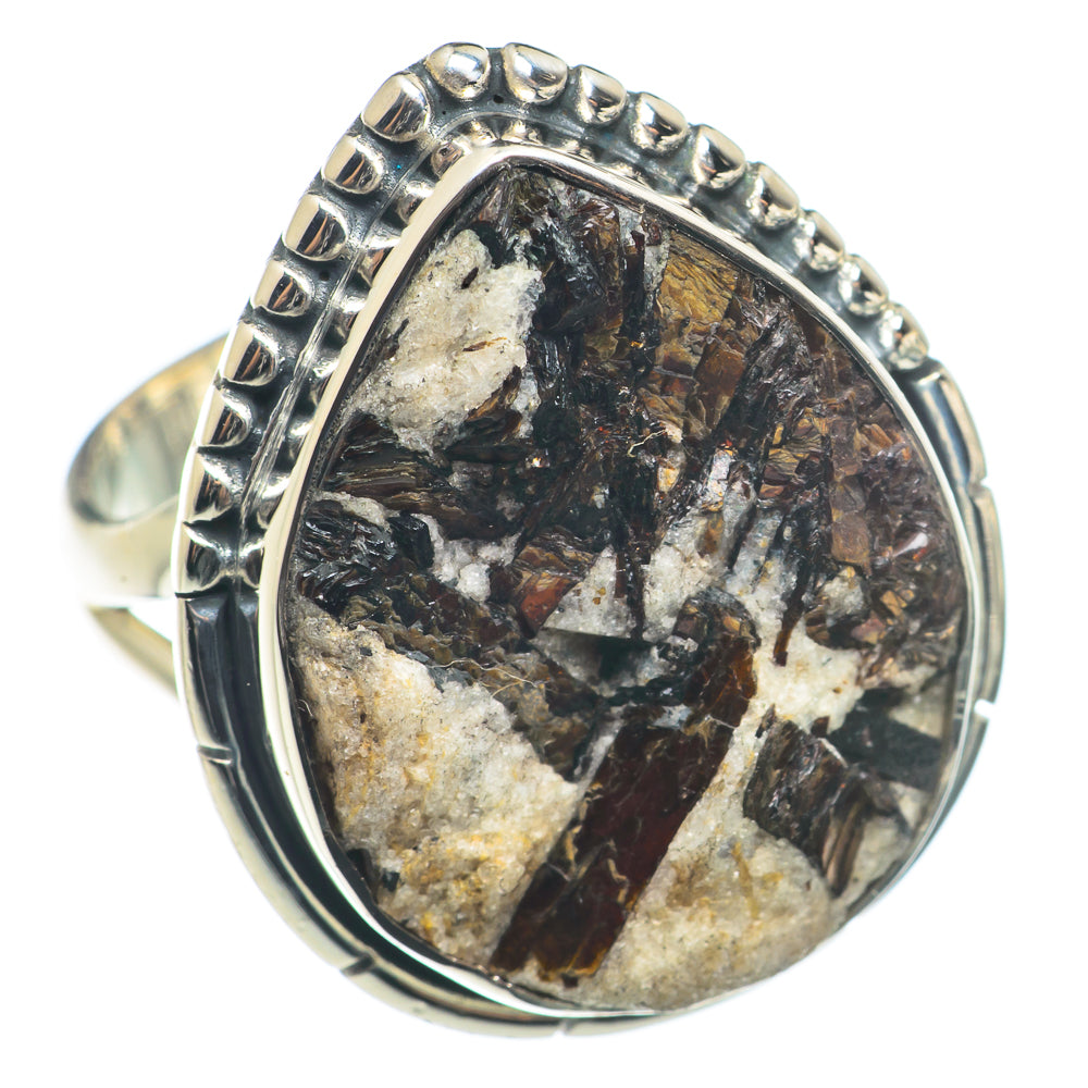 Astrophyllite Rings handcrafted by Anasilvercos - RING71163