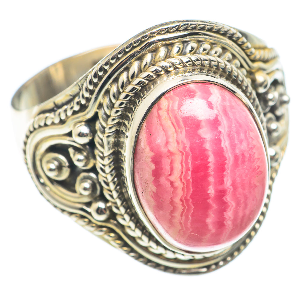 Rhodochrosite Rings handcrafted by Anasilvercos - RING71165