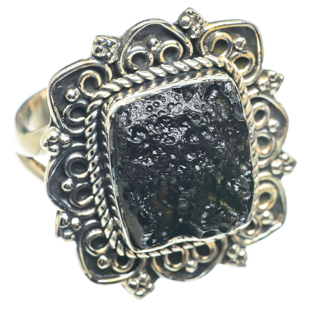 Tektite Rings handcrafted by Anasilvercos - RING71174 - Photo 2