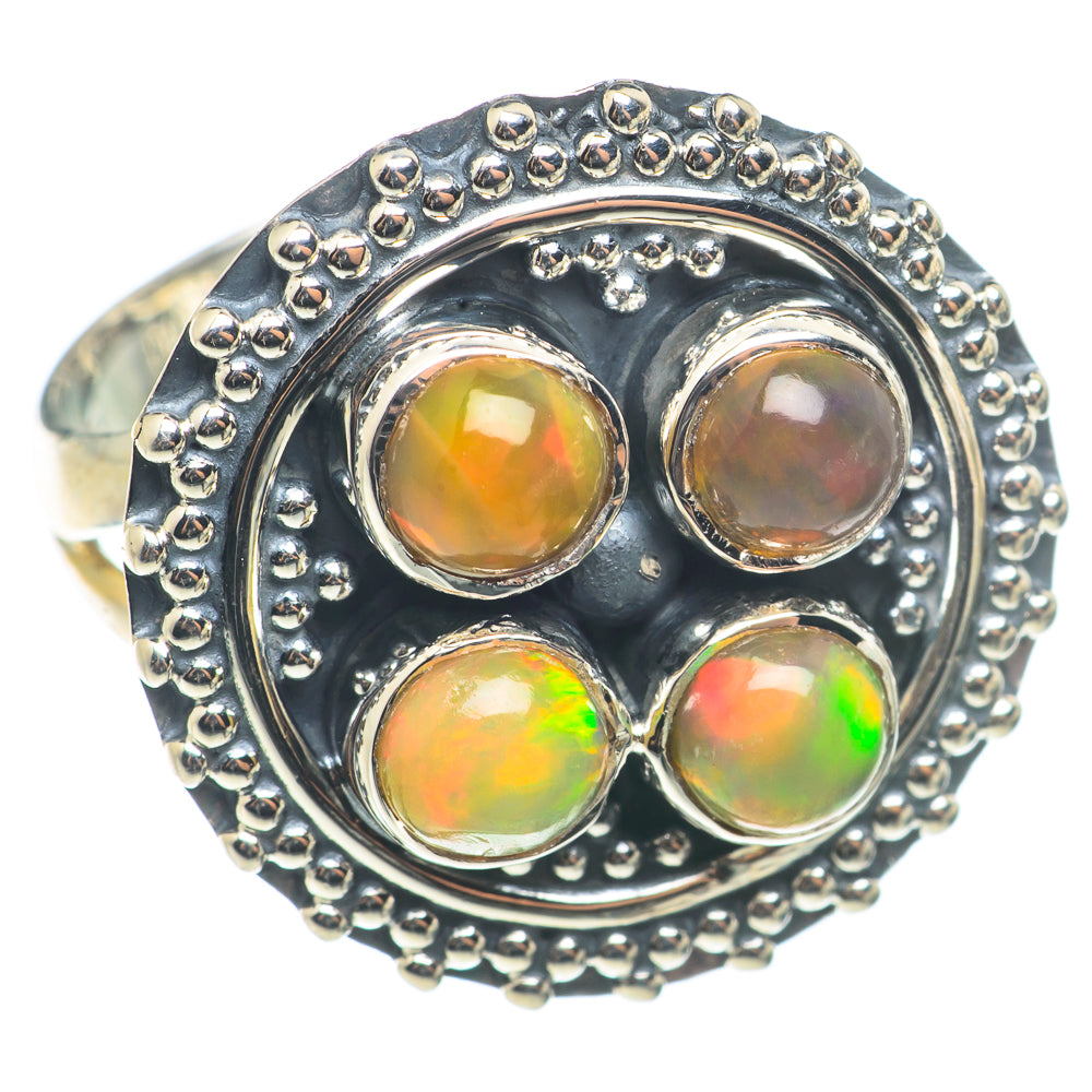 Ethiopian Opal Rings handcrafted by Anasilvercos - RING71179 - Photo 2