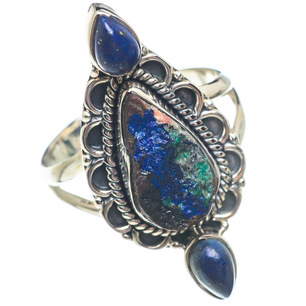 Azurite Rings handcrafted by Anasilvercos - RING71184