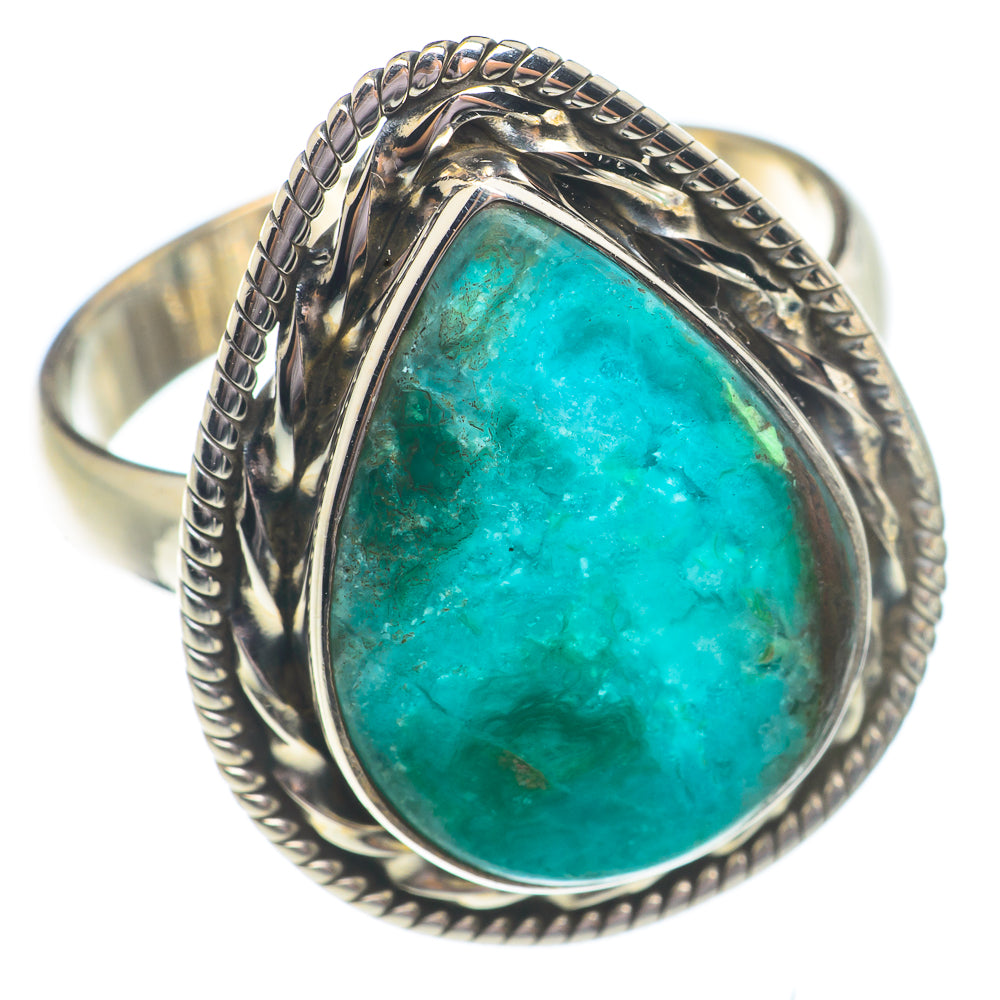 Chrysocolla Rings handcrafted by Anasilvercos - RING71189