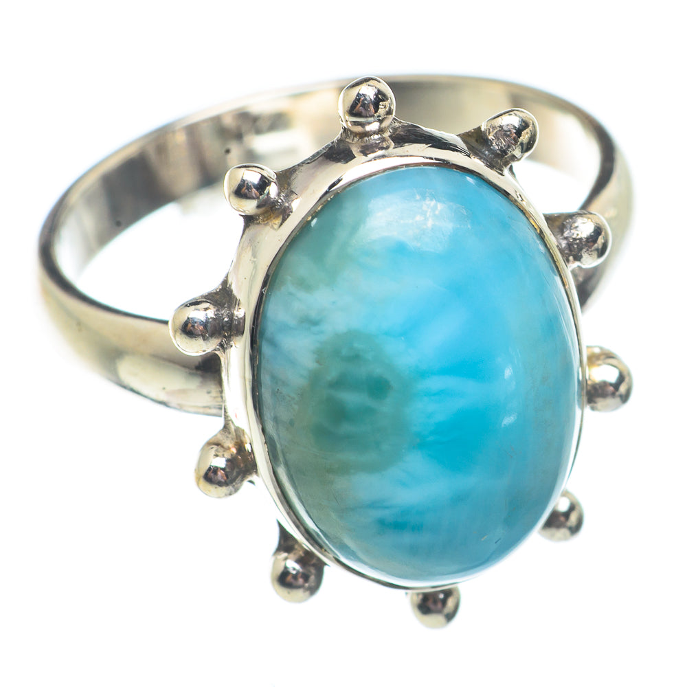 Larimar Rings handcrafted by Anasilvercos - RING71190