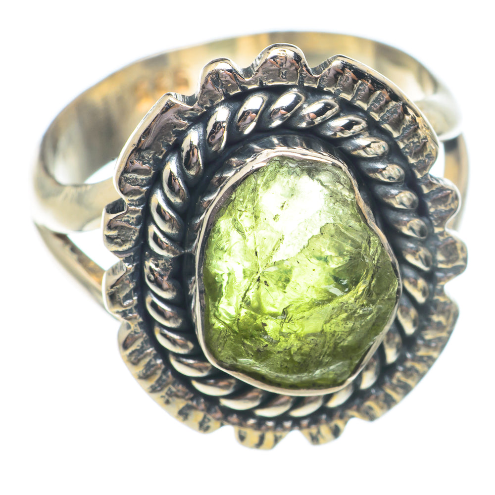 Peridot Rings handcrafted by Anasilvercos - RING71192