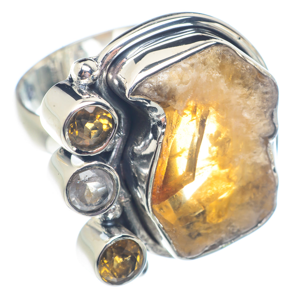 Citrine Rings handcrafted by Anasilvercos - RING71201
