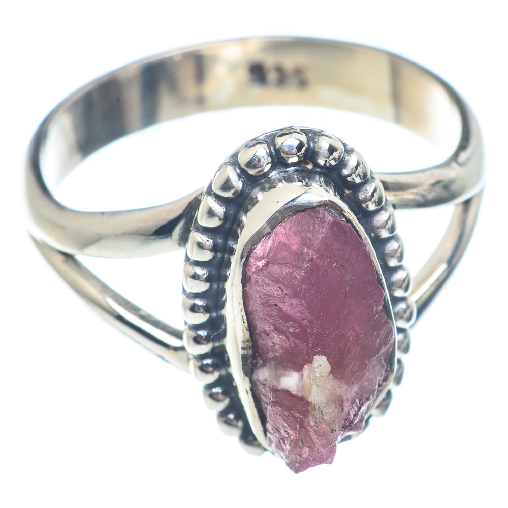 Pink Tourmaline Rings handcrafted by Anasilvercos - RING71205