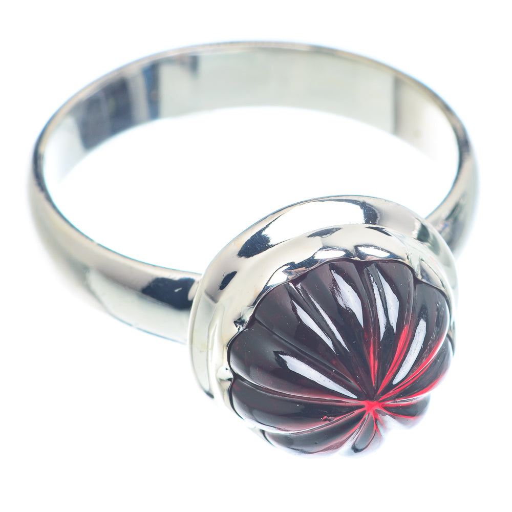 Garnet Rings handcrafted by Anasilvercos - RING71207