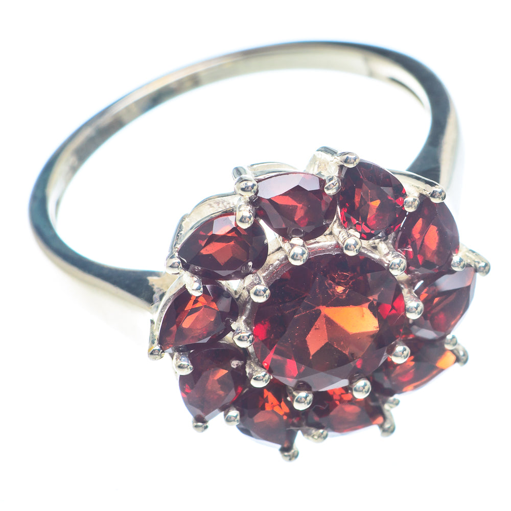 Garnet Rings handcrafted by Anasilvercos - RING71208