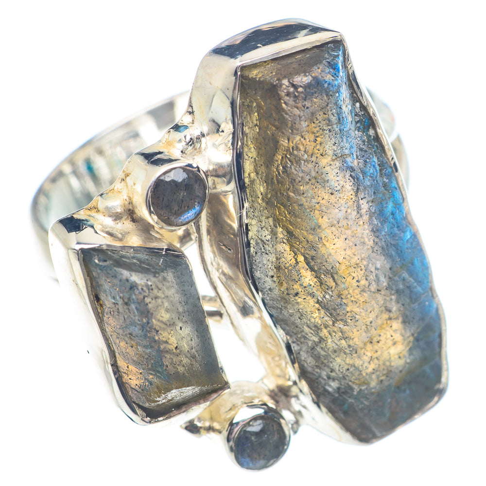 Labradorite Rings handcrafted by Anasilvercos - RING71226