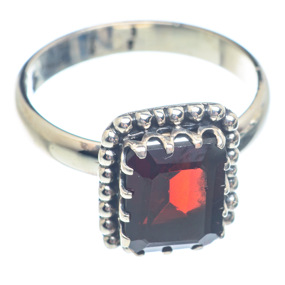 Garnet Rings handcrafted by Anasilvercos - RING71249
