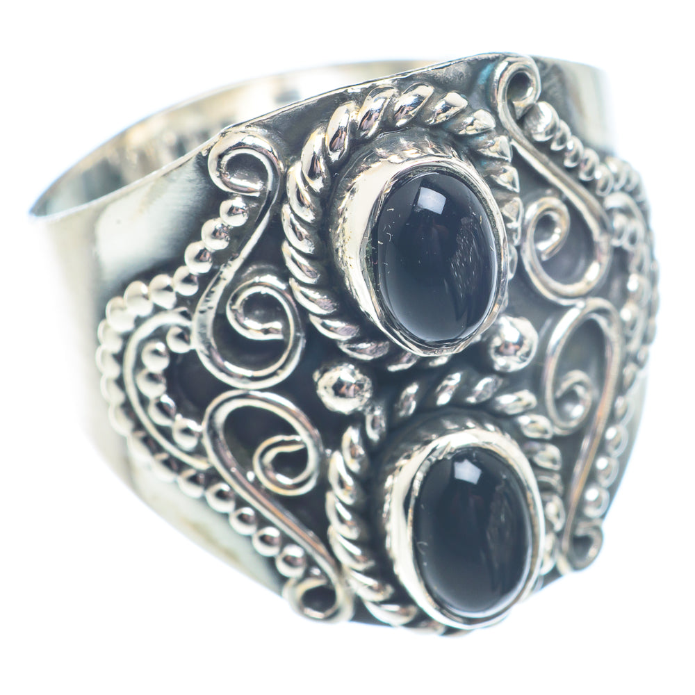 Black Onyx Rings handcrafted by Anasilvercos - RING71254