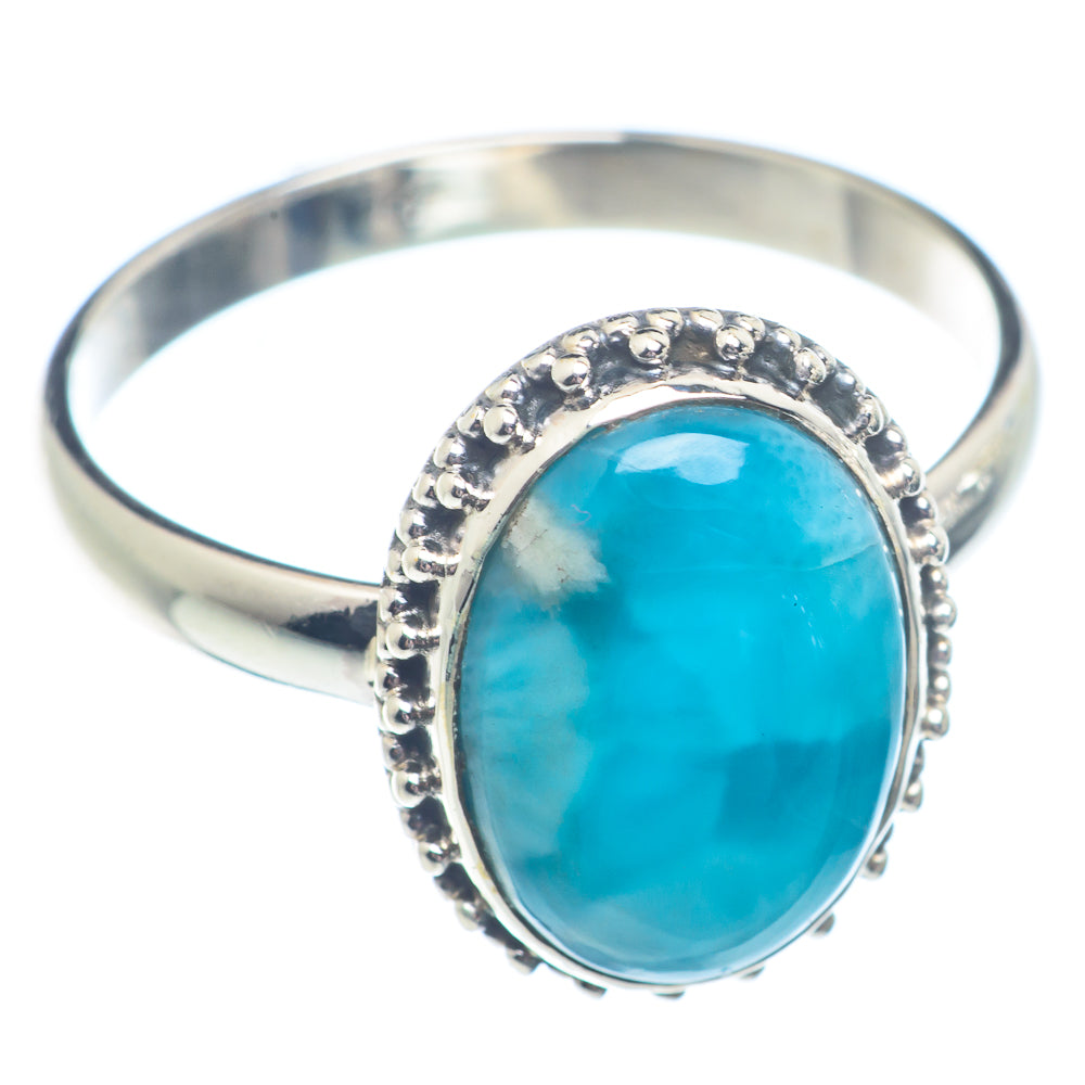 Larimar Rings handcrafted by Anasilvercos - RING71263