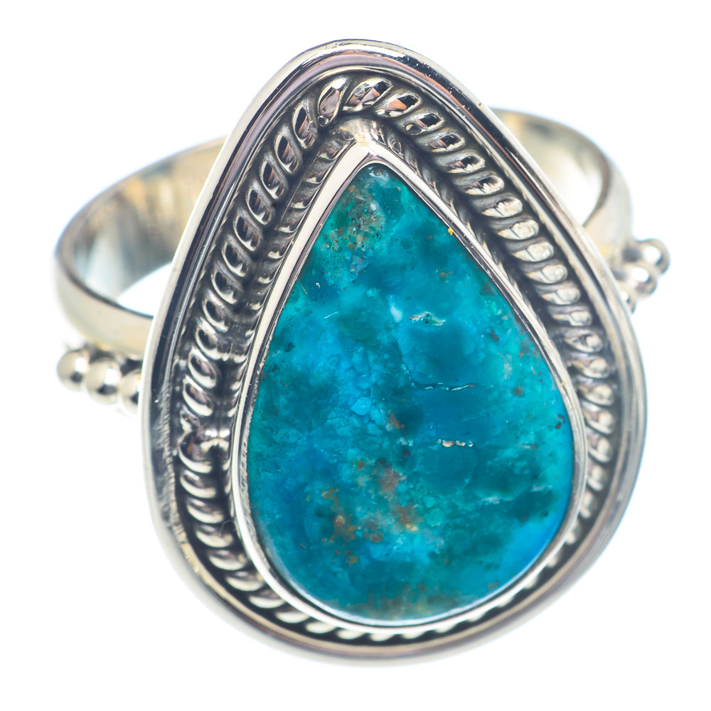 Chrysocolla Rings handcrafted by Anasilvercos - RING71266
