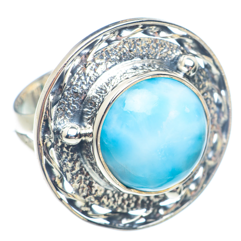 Larimar Rings handcrafted by Anasilvercos - RING71267