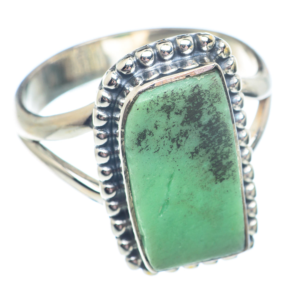 Chrysoprase Rings handcrafted by Anasilvercos - RING71270