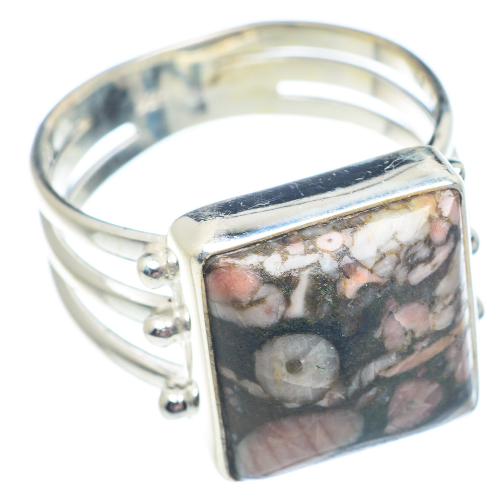 Crinoid Fossil Rings handcrafted by Anasilvercos - RING71274